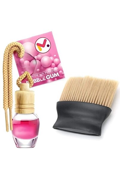 Express Odorizant auto cu aromă de gumă de mestecat și perie cu mâner ergonom...