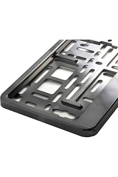 AMIO Suport pentru plăcuța de înmatriculare din plastic, calitate premium, cu...