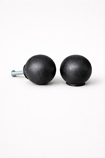 od orient design Siyah - Ahşap Çekmece ve Dolap Kulbu 2’li