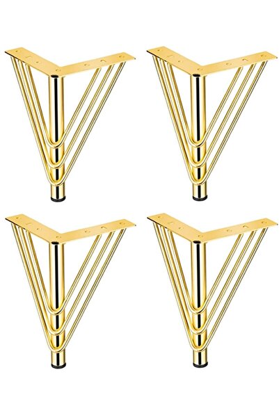 Genel Markalar HEticaret Flamingo ModelGold Koltuk Kanepe Ünitesi Ayağı15cm(4...