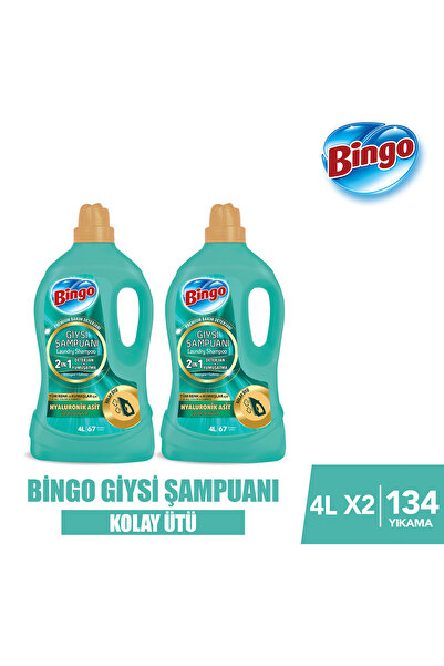 Bingo Giysi Şampuanı 2in1 Kolay Ütü 4LX2