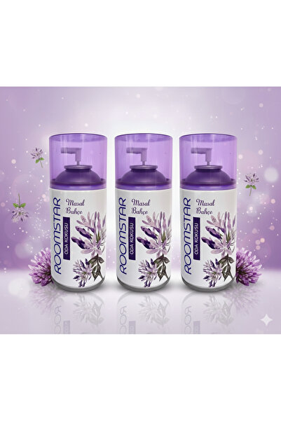 ROOMSTAR Oda Kokusu 300 Ml *3 Adet Masal Bahçesi