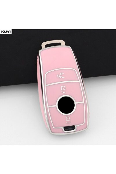 Choice5 Pink Soft TPU Style Car Remote Key Case Cover For Mercedes Benz A C E...