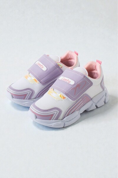 oneblue Pantofi sport pentru copii, ortopedici, cu velcro, flexibili, ușori, ...