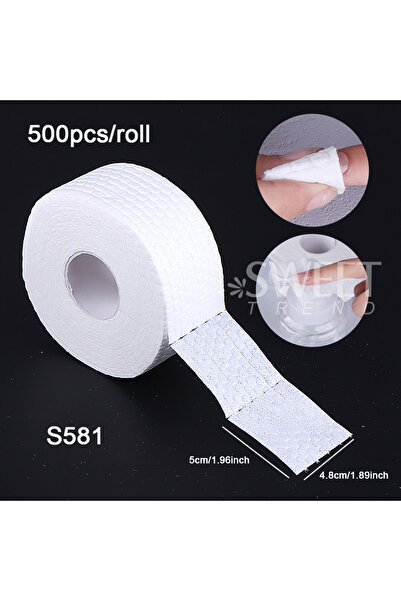 Choice S581 500/1000pcs Nail Wipe Cotton Pads Nail Manicure Polish Remover Cl...