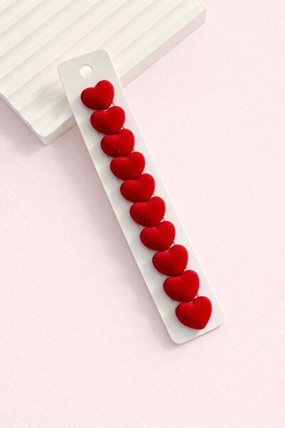 Velvet Heart Trend Hair Earrings 10pcs