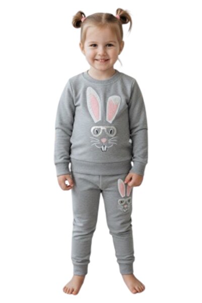 TAMGÜN Κοριτσίστικη παιδική φόρμα πιτζάμες 1-4 ετών Εποχιακό βαμβακερό άνετο ...