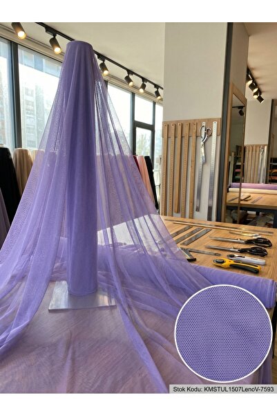 LEVENT ÖZEL Petek Dokulu Dekoratif Tül Perdelik Kumaş 100en300boy