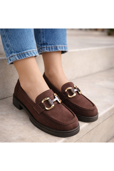 guijarro Γυναικεία Αισθητική Old Money: Καφέ Ανδρικό Loafer που προσθέτει χαρ...