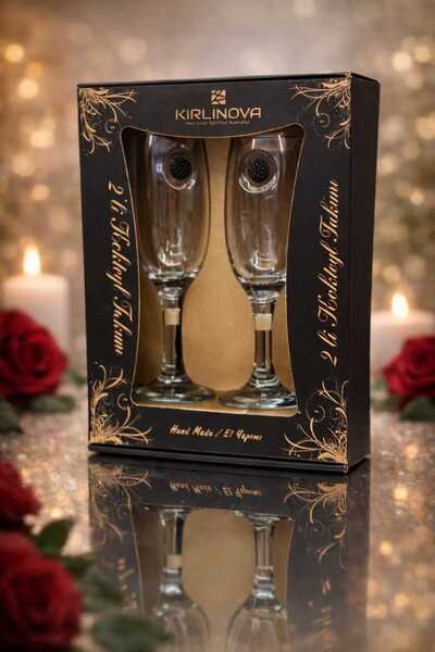 KirLiNova Siyah Böğürtlen Kokteyl Kadehi 2 li (Kahve Yanı Su/Kokteyl Bardak) ...