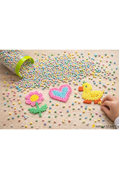 IKEA Pyssla Pastel Renklerde Boncuk, Yaklaşık 13.000 Adet