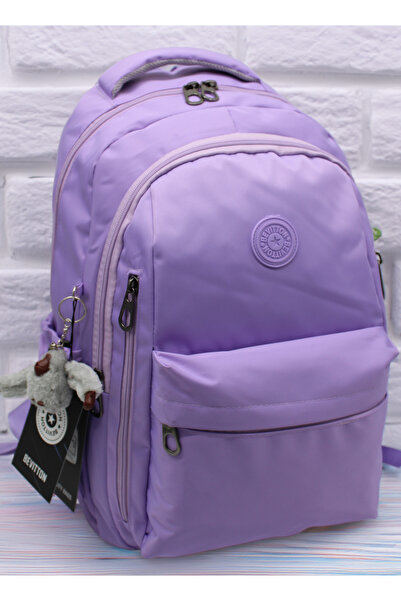 Bevitton School Backpack Unisex Water Resistant Fabric School Bag 2500 Lilac