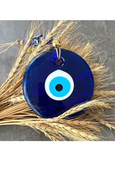 312 KONSEPT 2 τεμάχια 10 εκ. διάτρητο γυάλινο μπρελόκ με χάντρα και σχοινί, δ...