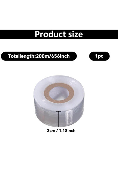 Choice 200m 3cmx200m Special self-adhesive pe grafting film for garden fruit ...