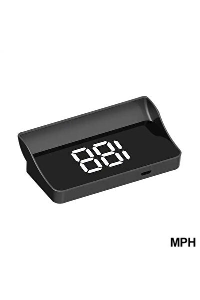 Choice شاشة عرض أمامية عالية الدقة للسيارة باللون الأبيض، عداد سرعة GPS، سرعة...