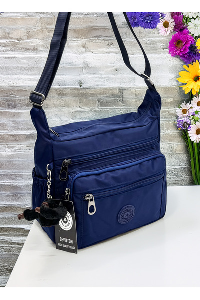 Bevitton Жіноча сумка через плече Поштова сумка через плече 4100 Синя