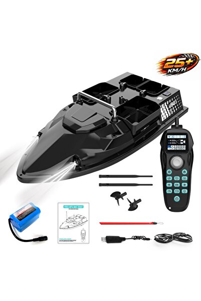 HobbyRcModels Flytec V803 Pro 500M, GPS'li, Oto Eve Dönüş, 25Km/S Hızlı Balık...