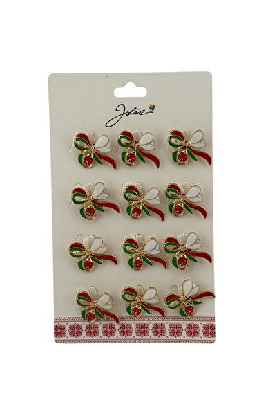 Flippy Set 12 Brose Martisor Primavara Fundita cu Ghiocel si Buburuza