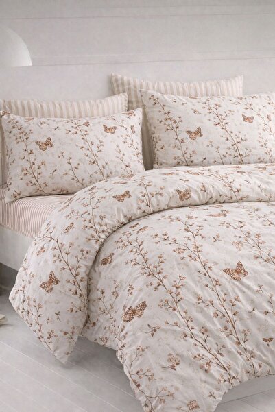 Sheri Home Lastikli Çarşaflı Nevresim Takımı Çift Kişilik YENİMODELTY26565544