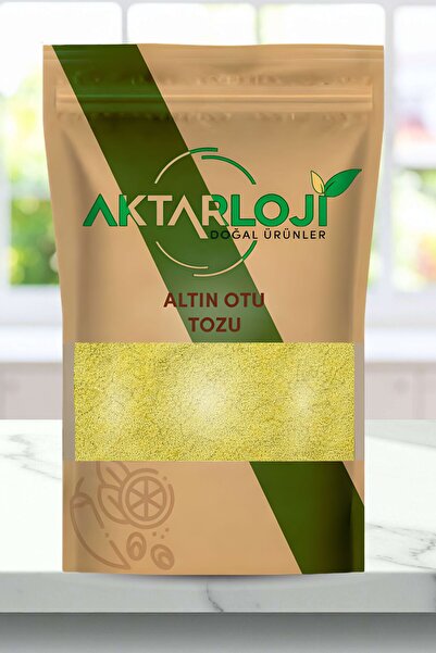 aktarloji 100 Gr Altın Otu Tozu / Yeni Öğütülmüş Ölmez Çiçek - Katkısız & Doğal