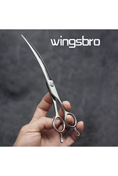 Choice مقصات منحنية من وينغزبرو، 7.5 بوصة، مصنوعة من الفولاذ المقاوم للصدأ، م...