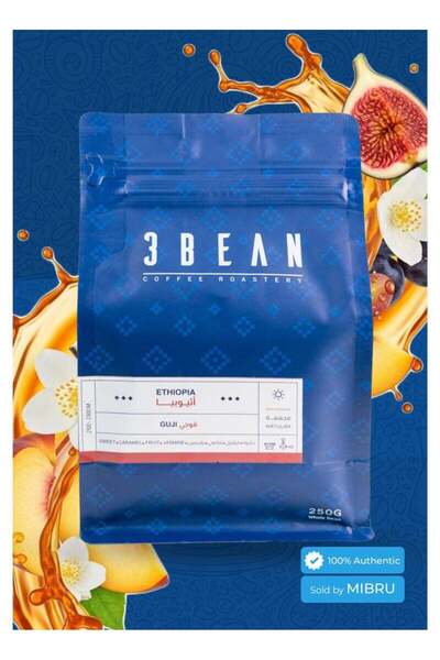 3bean Guji Ethiopia Coffee Beans 250G