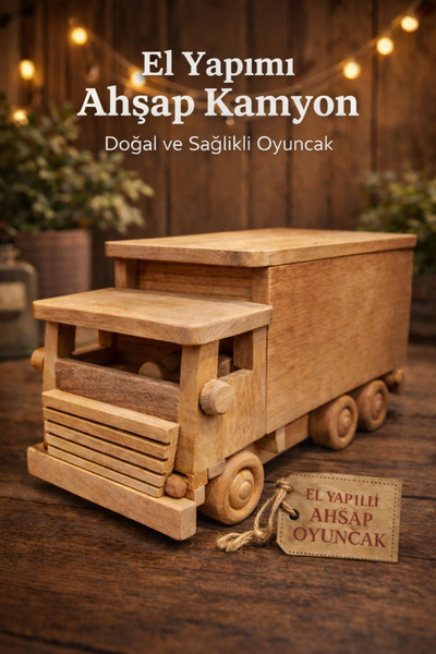 Woodceet KUMBARA AHŞAP KAMYON