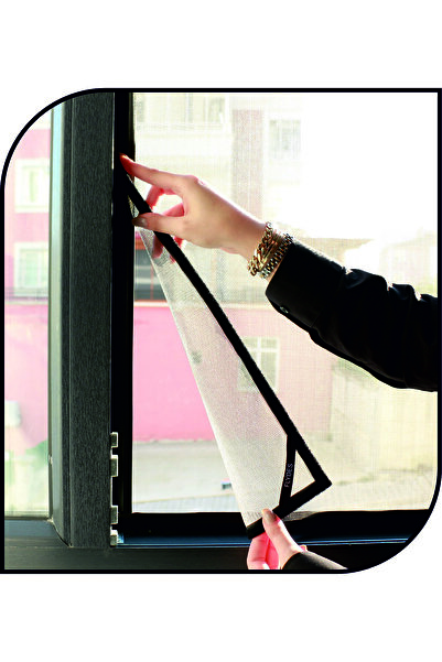 Flydes Ölçüye Özel Üretim Cırtlı Sineklik | Fiberglass Tül | Pencere Sineklik