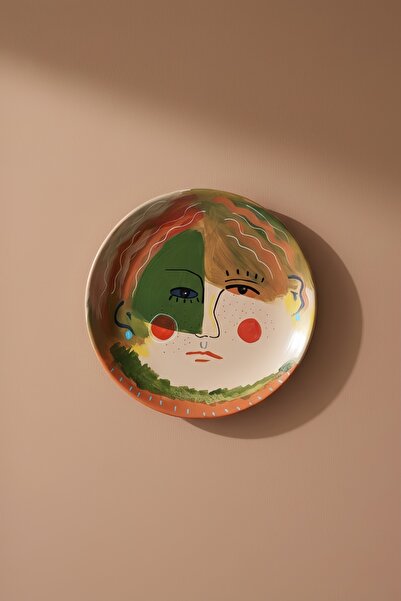 ARİENEL Seramik Duvar Tabağı | Direne | Art Collection | 25 cm | El Yapımı | ...