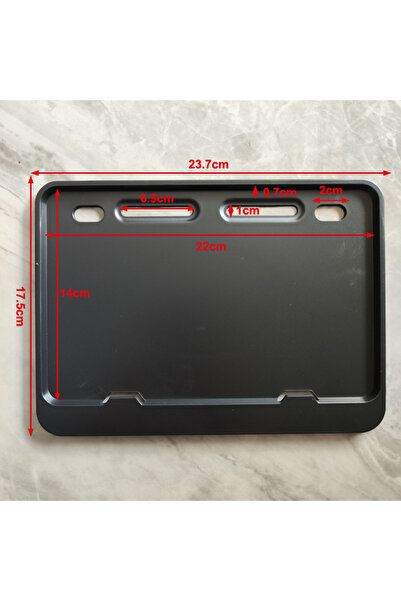 Choice إطارات لوحات ترخيص A2 سوداء/ملمس كربوني، حوامل لوحات ترخيص، عالمية للد...