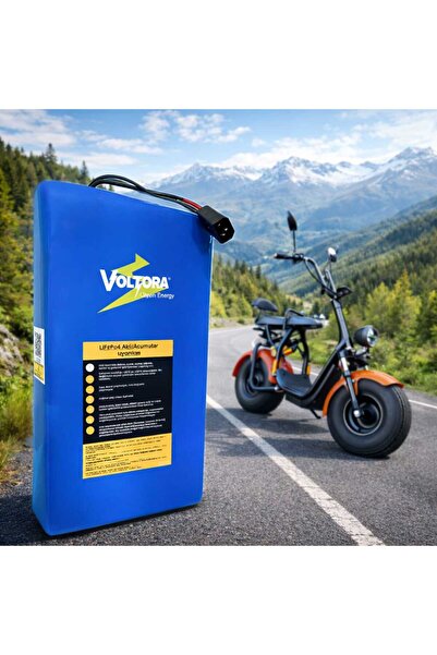 Volta SE-03 uyumlu Lifepo4 Lityum Akü (10 yıl ömür yüksek güç)