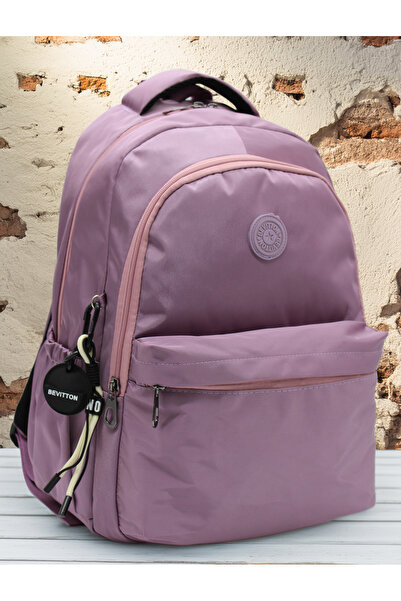 Bevitton Bvt-34100 Plum Αδιάβροχη Σχολική Τσάντα Unisex Καθημερινή Σχολική Τσ...
