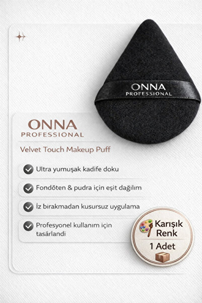 Sibelon Makyaj Süngeri | Velvet Touch Makeup Puff