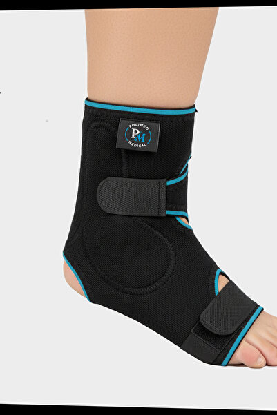 POLİMED Malleol Ped Destekli Ayak Bilekliği Ayak Bileği Ağrıları, , Çatlak De...
