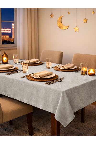 Perle Dnevna serija Somot tekstura Ecru boja Stolnjak