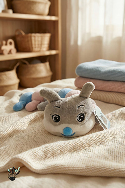 Zebra Toys Cute Multi-Colored Plush Caterpillar Toy – Long Body, Soft Texture
