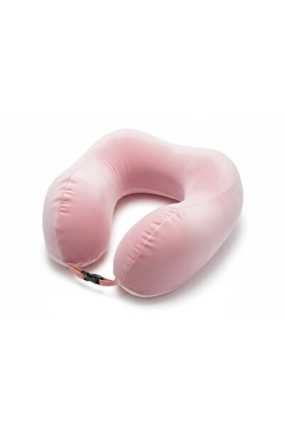 Armegeda Pembe Memory Foam Boyun Destekli Seyahat Yastığı – Ortapedik boyunlu...