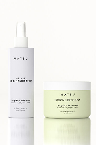 MATSU Miracle Sprey + Intensive Repair Maske Seti | Hızlı Onarım Rutini