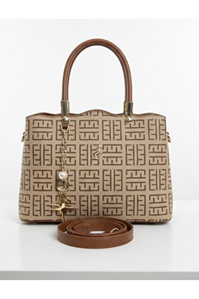 H&D COLLECTİON Miami Polo Clup Women's Shoulder Bag with Faux Leather Shoulde...