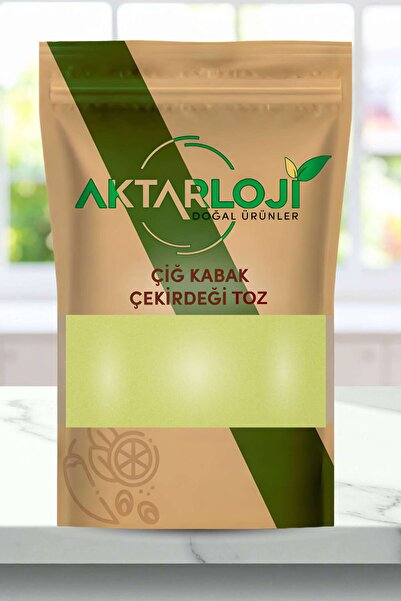 aktarloji 500 Gr Çiğ Kabak Çekirdeği Tozu / Yeni Öğütülmüş - Katkısız & Doğal