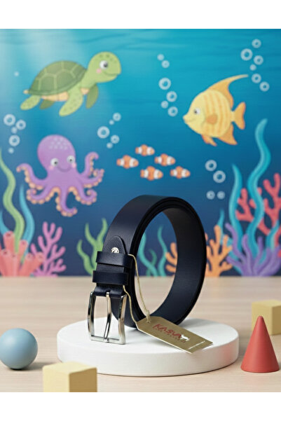 KASVA DERİ حزام جلد للأطفال من لاكيرويت 3 سم