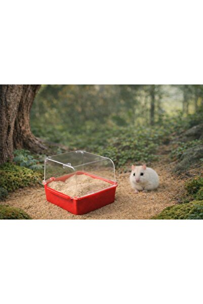 canlipetshop Hamster Banyo Seti (Banyo Kabı ve Özel Banyo Kumu)