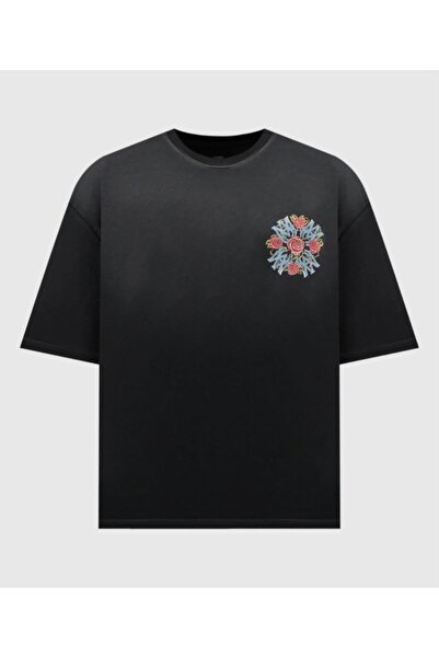 Amiri MA Bela Oversize Sırt Baskılı Pamuklu Tişört