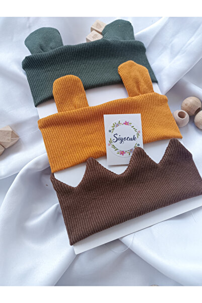 SİYO Bear Bandana Clip, Baby Bandana, Children's Bandana, Hair Accessory