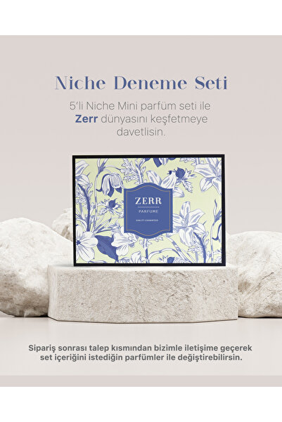 ZERR Parfüm 5'li Niche Unisex Deneme Seti