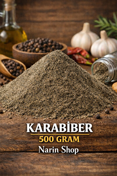 Genel Markalar Karabiber Toz Taze Çekilmiş Doğal 1 Kalite 500 Gr Karabiber Toz