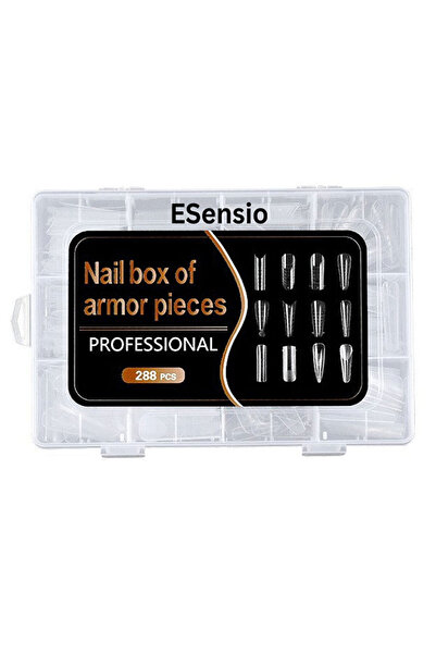 ESensio Perfect ProForm – Set 288 tipsuri constructie unghii rezultate unifor...