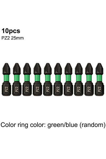 Choice مجموعة مفكات براغي مغناطيسية برأس من الفولاذ السبائكي، 10 قطع، 25 مم، ...