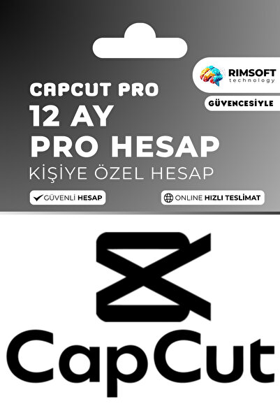 CapCut Pro 1 Yıllık Kişisel Hesap Mobil/Web/Pc