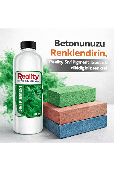 REALİTY YAPI Sıvı Pigment. Taştozu, Beton Tozu, Gri Harc, Beyaz Harc , Alçı, ...